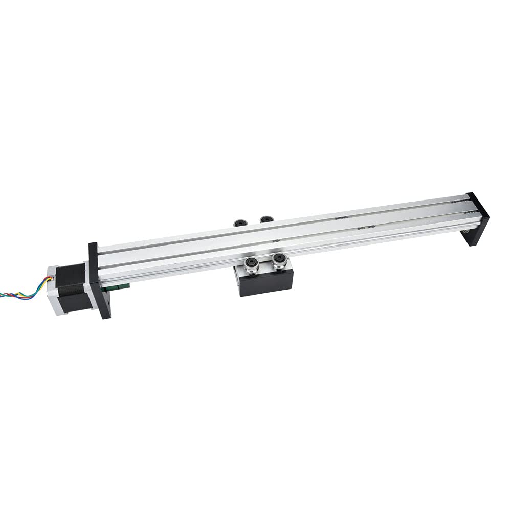 Śruba śrubowa Xtevu, 0808 Pojedyncza linia szkiełkowa z 57 silnikiem, aluminium stopu z aluminium Trapezoidalny Poradnik do CNC i automatyzacja (0808 Tornillo, rango efectivo 300)