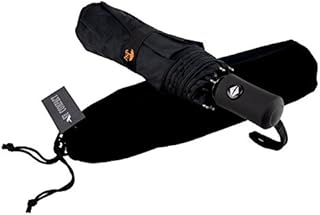 SY Compact Travel Umbrella Windproof Automatic LightWeight Unbreakable Umbrellas-Factory outlet umbrella (Black)