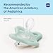 MAM Comfort Baby Pacifiers 3-12 Months Babies, Lightweight One-Piece Full Silicone Binky, BPA-Free Nipple, Easy to Clean Pacifier, Best for Breastfed Babies, 4 Count, Made in Europe