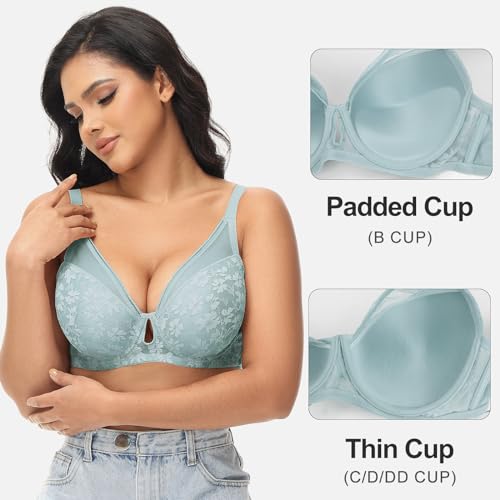 FallSweet Lace Push Up Bras for Women Underwire Padded Add one Cup Bra in Lace Sexy Brassiere4
