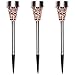 Solar Glass Mosaic Border Led Path Lights, APOLLED Water-proof Easy Installation Solar Led lights with ON/OFF Switch for Garden Festival Decoration (3 Pack)