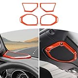  RT-TCZ Abdeckung für Jeep Wrangler JL JT Dachlautsprecher A&B Säulenlautsprecher, orange