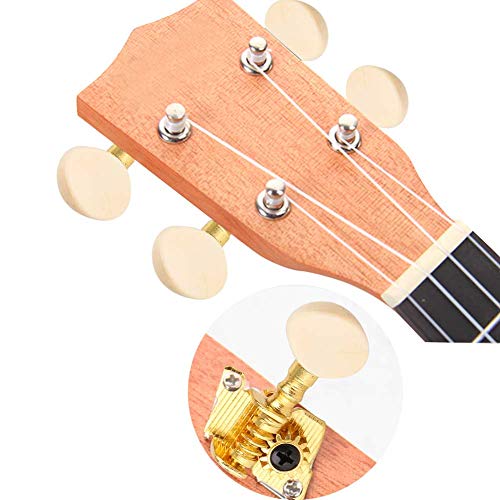 Pegs de ajuste fáceis de instalar, mas não fáceis de danificar Sintonizadores de ukulele de alto des