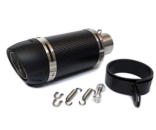 汎用　LCIPARTS　ショートカーボン マフラー 差込径50.8mm 楽天市場】汎用 LCIPARTS LCI ショートカーボンマフラー