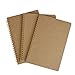 Produktbild Notizbuch, A5 Spirale Notizblock, Liniert Skizzenblock, Kraftpapier Einband, Notizblöcke, Spiralbindung Notebook Planer, für Reisen und Schule Memos Schreibblock (50 Blatt, 3 Pack)