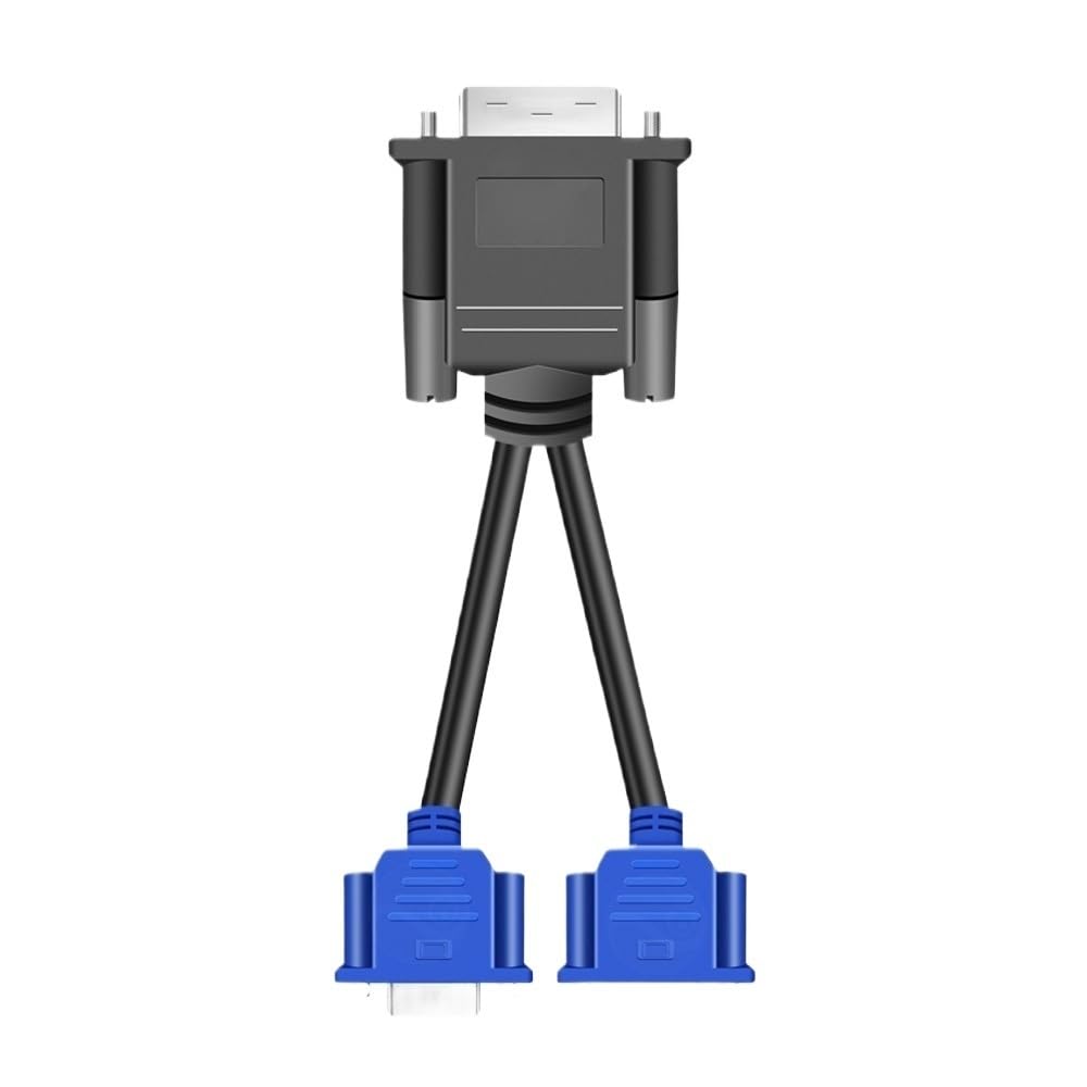 DMS 59-pinowy męski na 2 HDMI/VGA/DVI/DP żeński rozdzielacz przedłużający adapter (59 pinów do DVI VGA)
