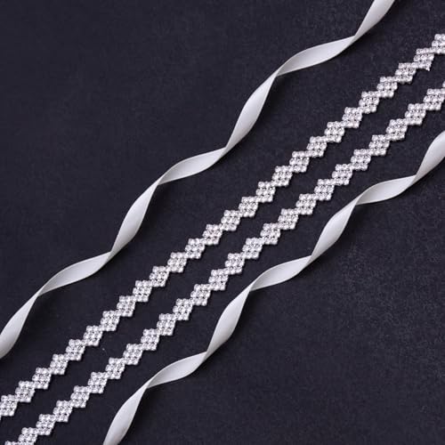Bridal Belt Sash Thin Wedding Belt Crystal Sash Belt,Rhinestone Sash Belt for Wedding Party Bridesmaid Flower Gril Dress2