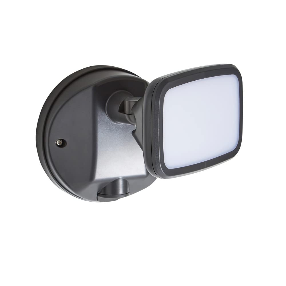 Litecraft Alma Dark Grey Outdoor Led Wall Flood Light from B&Q