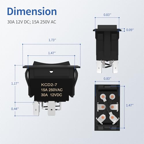 Interrupteur d'inversion de polarité pour stabilisateur de caravane