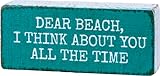 Primitives by Kathy Home Décor Sign - Dear Beach, I Think About You