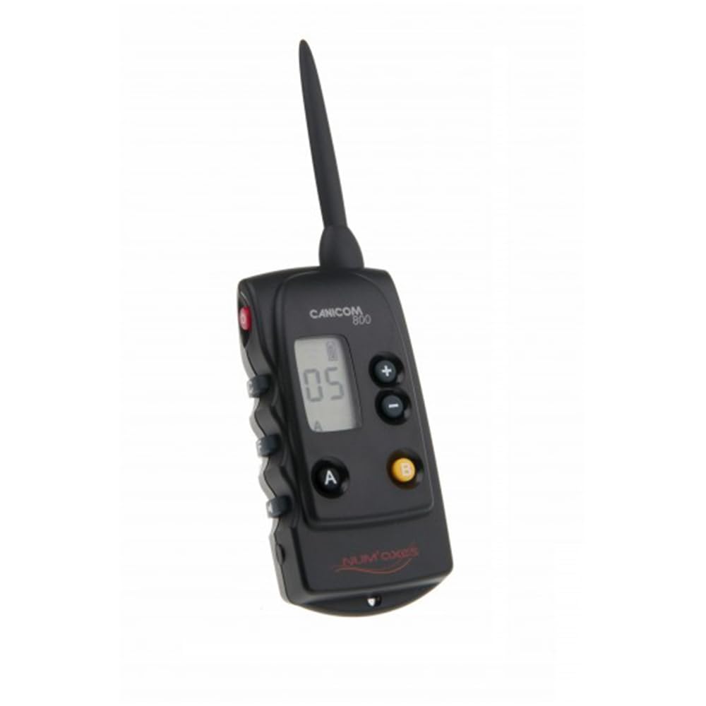 Num'axes Canicom 800 Telecomando per Collari Antishock 800m 2 Collari LCD Booster