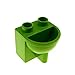 Produktbild 1 x Lego Duplo Möbel Waschbecken lime grün Puppenhaus Badezimmer Bad 4892