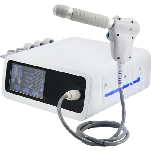 Shockwave Therapy Machine, Extracorporeal Pneumatic Shock Wave Therapy Device for Pain Relief, Muscle and Bone Tissue Regeneration, Painless, Non-Invasive