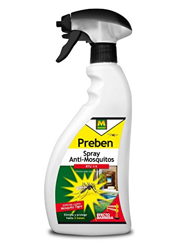 Preben 231464 - Spray Anti-Mosquitos, 12.5 x 29 x 7 cm, Transparente