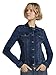Produktbild TOM TAILOR Denim Damen 1023962 Basic Jeansjacke aus Bio Baumwolle, 10119 - Used Mid Stone Blue Denim, XS EU