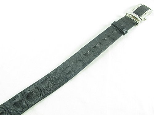 Genuine Crocodile Alligator Head Bump Skin Leather Belt 46" Long3