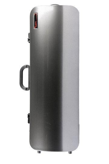 Bam Hightech Compact Size Oblong Viola Case 5201XL (Metallic Silver)