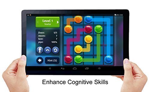 MIDPAD 'Senior Gamer' ~ A Captivating Easy-to-See and Use, 10” Entertainment Tablet for Senior Citizens~ More Than 100 Fun, Mind-Enhancing Games~ All Games Run Without The Internet!