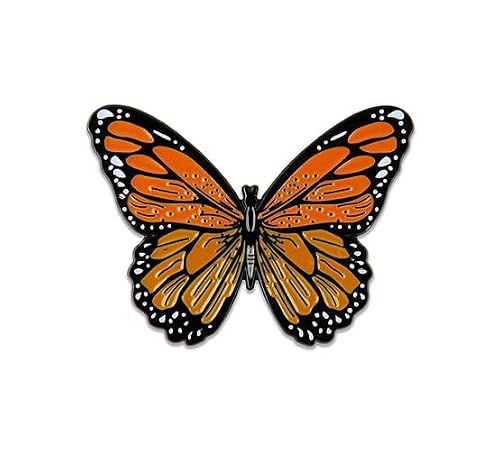 Letistitch Black, Orange Autumn Butterfly Chart Holder & Needle Minder 14343