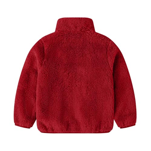 Huyxcye Girls Full Zip Fleece Jacket Warm Fuzzy Winter Coat With Pockets - image 6