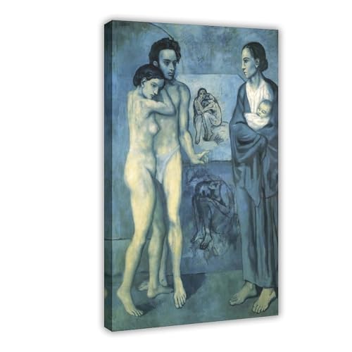 Impression sur toile The Life de Pablo Picasso tableau mural 20x30 cm