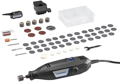Dremel 3100-2/60 Variable Speed Rotary Tool Kit- 2 Attachments and 60 Accessories, Ideal for a Variety of Crafting and DIY Projects- Cutting, Sanding, Grinding, Polishing, Drilling, and Engraving