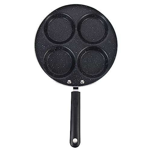 SOLUSTRE Household Non Stick Egg Frying Pan Cup Design Aluminum Egg Cooker and Convenient for Cooking Breakfast Easy to Clean and Non Stick Surface