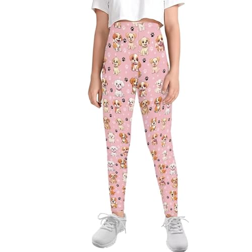 Girls Leggings Size 4-13 Soft Comfy Athletic Leggings Kids Cute Clothes for School