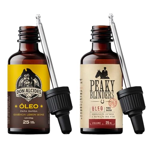 Don Alcides, Kit 2x Óleo Barba Lemon Bone E Peaky Blinders Don Alcides