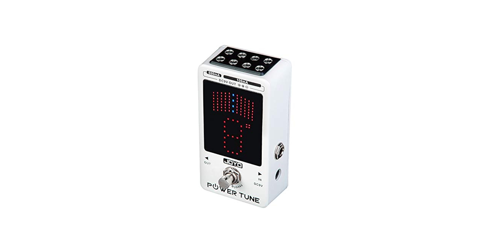 ギター JOYO POWER TUNE Amazon.com: JOYO Power Supply Tuner Pedal with Isolated 8