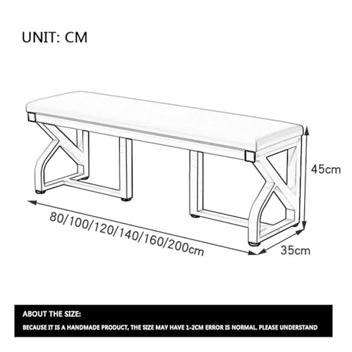 Banc à chaussures en cuir et métal noir pour entrée chic - 3