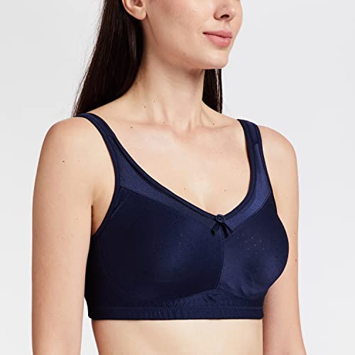 Image of Enamor Hidden X-Frame and Smoothening Women's Full Support Everyday Bra - Jiggle Control, Non Padded, Wirefree, Full Coverage - FB12 (Available in Plus Sizes)