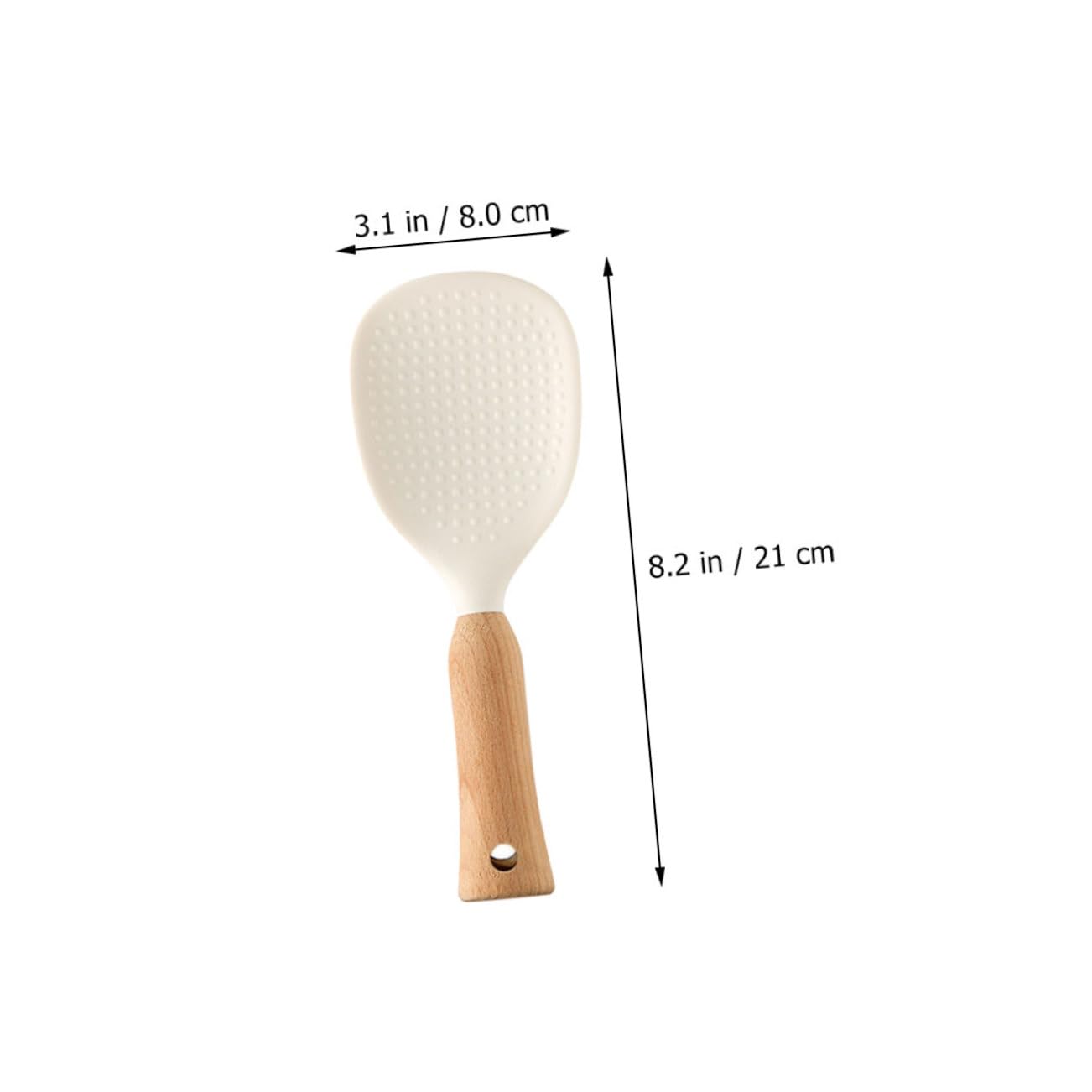 Unomor Rice Spoon Spatula Soup Ladle Ladle Spoon Kitchen Utensil Suction Cup for Cooking