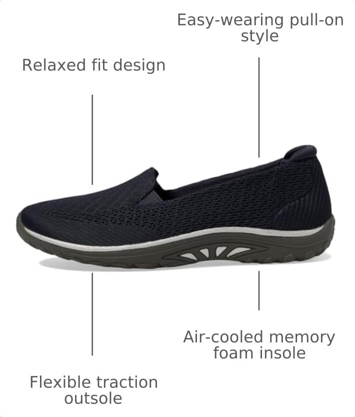 Image of Skechers Women's Reggae 2.0 Fest Willows Vibe | Modern Comfort Casual, Relaxed Fit, Air-Cooled Memory Foam, Machine Washable, Vegan