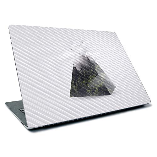 Image of MightySkins Carbon Fiber Skin for Microsoft Surface Laptop 3 13.5 inch (2019) - Forest Triangle,Textured Carbon Fiber Finish,Easy to Apply, Remove, and Change Styles,