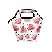 Produktbild jstel Watercolor Wassermelone Samen Lunch Bag Handtasche Lunchbox Frischhaltedose Gourmet Bento Coole Tote Cooler Warm Tasche für Reisen Picknick Schule Büro