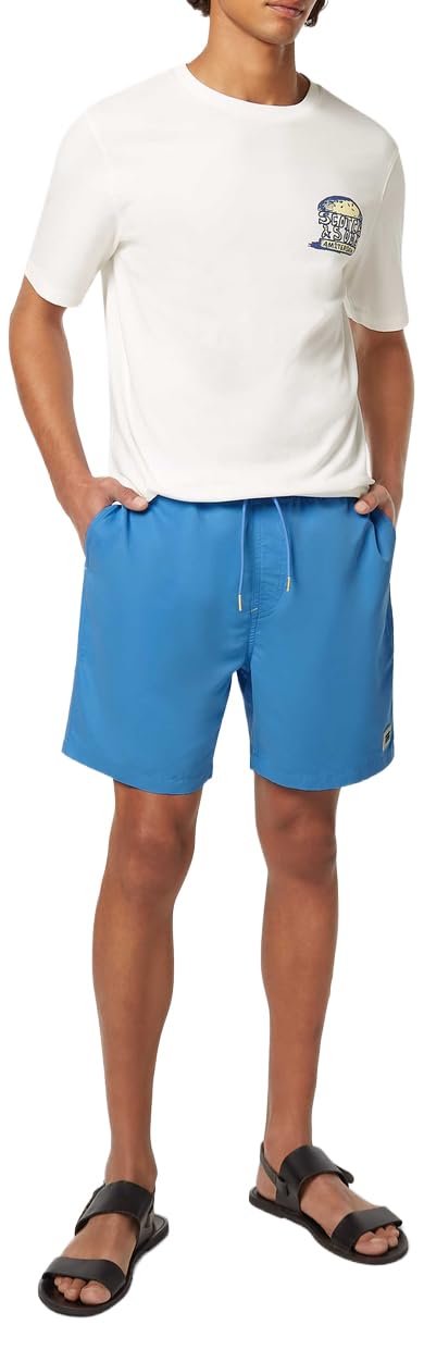 Scotch & Soda Herren Mid Length Swimshort Board Shorts (1er Pack)