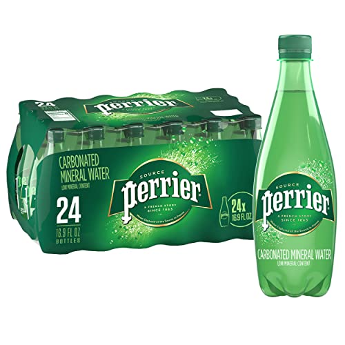 Perrier Carbonated Mineral Water Plastic Bottles, Original, 16.9 Fl Oz (Pack Of 24), 405.6 Fl Oz #TOP7