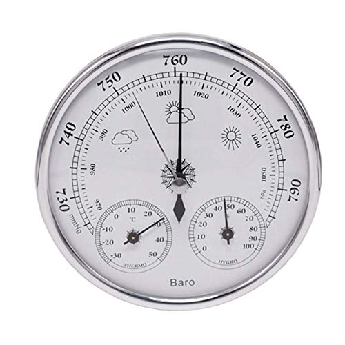 Temperatur Feuchtigkeitsmesser Anzeige Wandbehang Wetterstation Barometer Thermometer Hygrometer