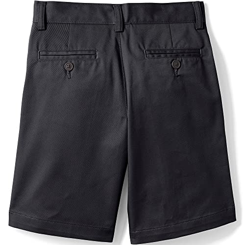 Image of Lands' End School Uniform Boys Plain Front Blend Chino Shorts
