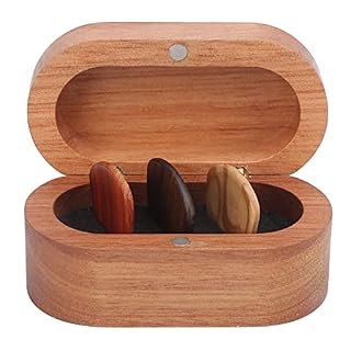 Boîte de sélection de guitare en bois,3 pièces médiators de guitare en bois étui de support de sélection de guitare… - Les Beatles, Paul McCartney, John Lennon, RIngo Starr, George Harrison