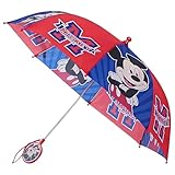Disney Kids Umbrella, Lightning McQueen and Mickey Mouse Rain Wear For Boys Ages 3-6