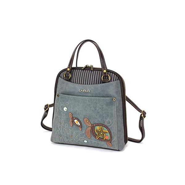 CHALA-Convertible-Backpack-Purse-Women-Convertible-Shoulder-Purse-with-Adjustable-Strap CHALA Convertible Backpack Purse - Women Convertible Shoulder Purse with Adjustable Strap