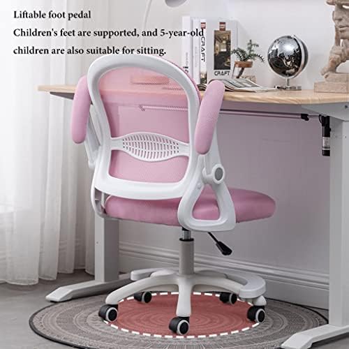 Krzesło robocze dla dzieci z podłokietnikami, ergonomiczne krzesło biurowe dla dzieci, regulowane krzesło biurowe dla dzieci, siatkowe krzesło biurowe, krzesło dla uczniów