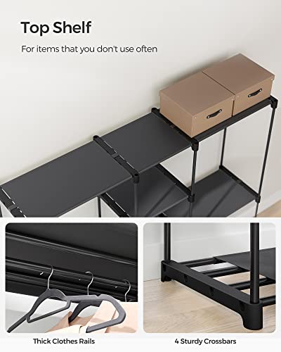 Image of SONGMICS Portable Closet, Storage Organizer, 71.7 x 16.9 x 71.7 Inches
