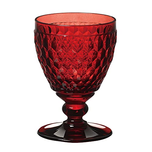 Villeroy & Boch Boston Coloured Copa de Vino Blanco, 230 mililitros, Cristal, Rojo