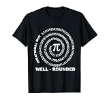 Retro Irrational But Well Rounded Pi Day Celebration Math T-Shirt