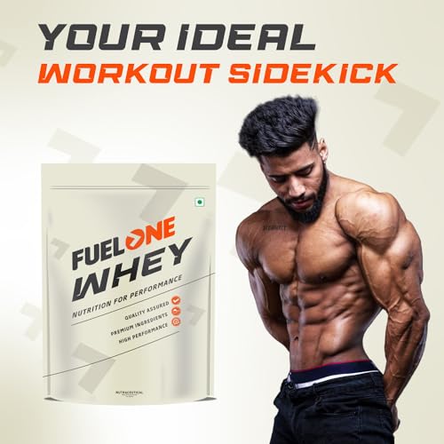 Image of FUELONE Whey Protein (Chocolate, 1kg / 2.2lbs) | 24g Protein | 5.29g BCAA, 4.2g Glutamic Acid