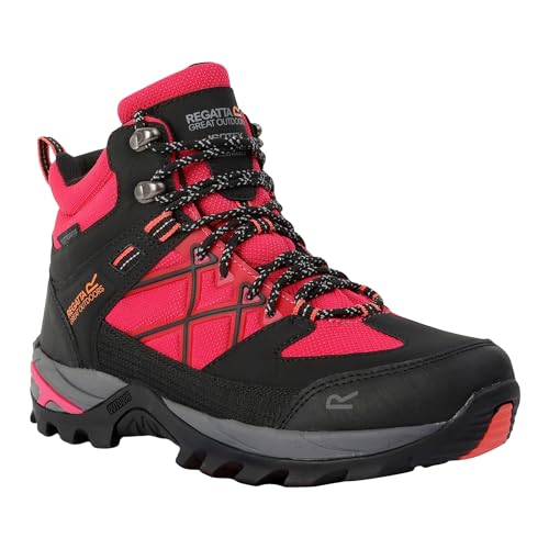Regatta Women's Samaris III Walking Boots, Botas para Senderismo Mujer, Poción Rosa Satsuma, 40 EU