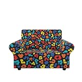 Sofabezug 3 Sitzer Farbige Sofabezug für Elastische Anti-Rutsch Dehnbarer Polyester Elasthan,Sofahusse Waschbar und Haustierfreundlich Sofaüberzug